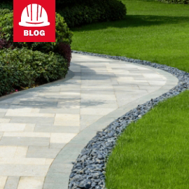 Wie man im Garten Pflastersteine verlegt