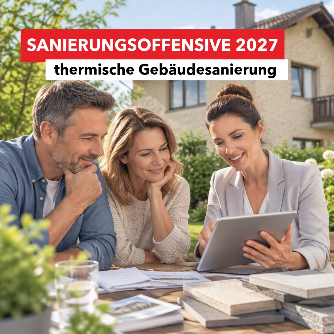 Sanierungsbonus in der thermischen Gebäudesanierung 2027