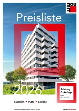 Baumit Preisliste 2026