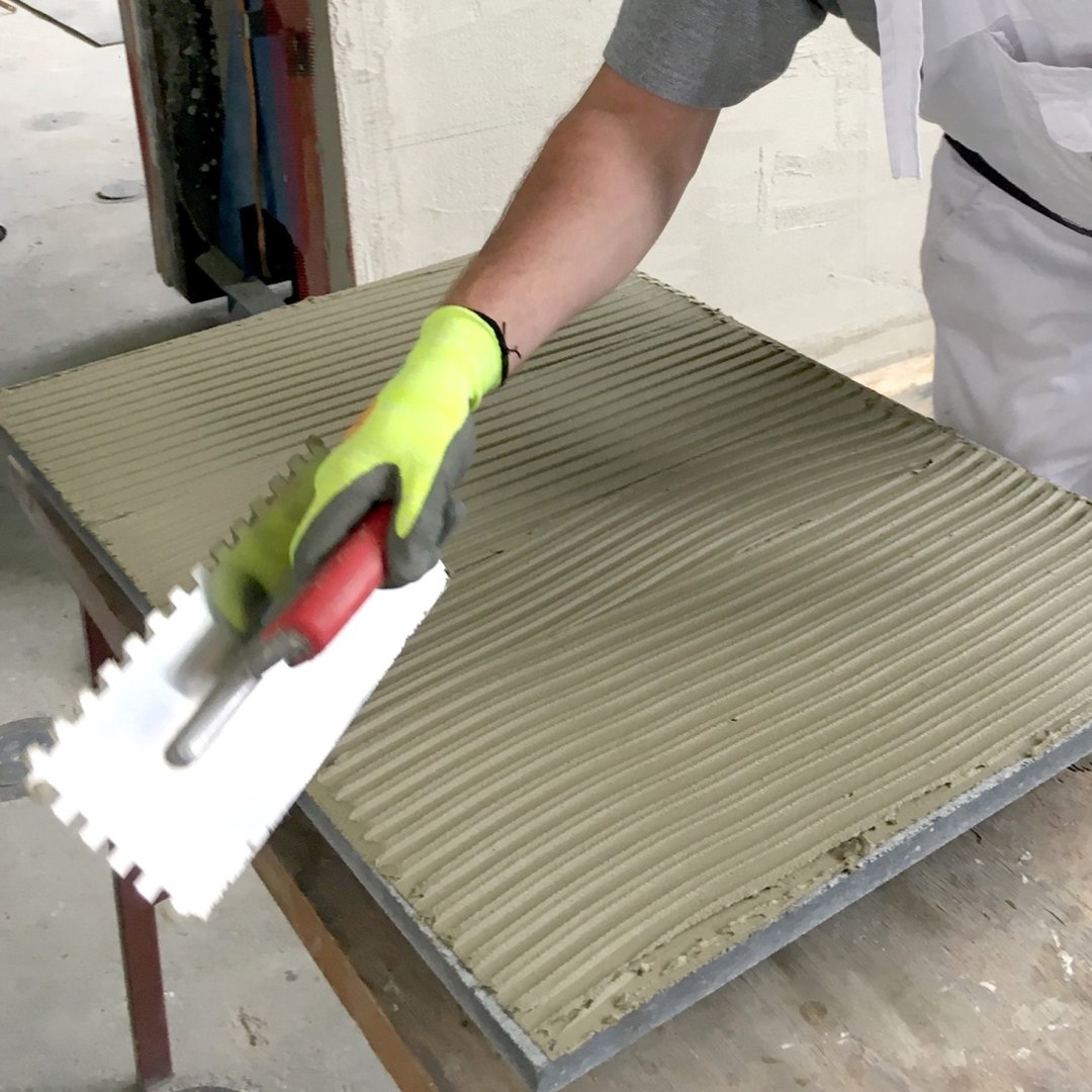 Baumit Ceramic System Buttering Floating Verfahren