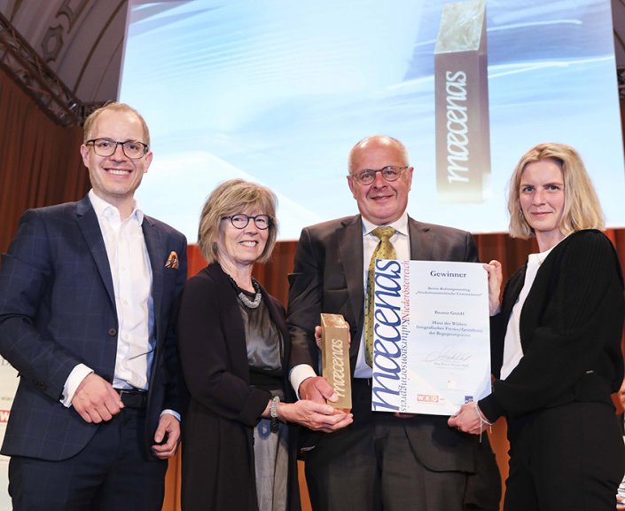 Baumit ausgezeichnet: Kultursponsoringpreis "MAECENAS Niederösterreich 2021“